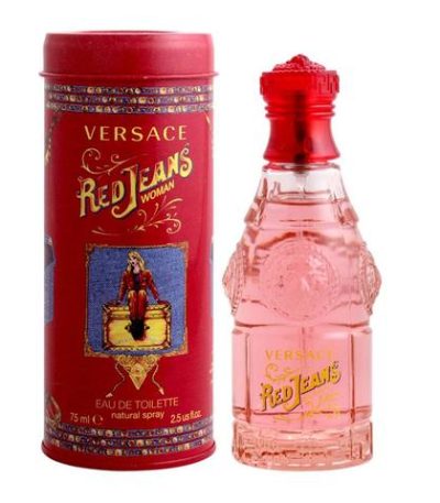 Versace Red Jeans Woman